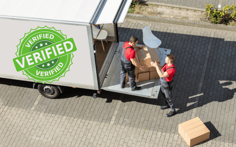 Movers loading a truck